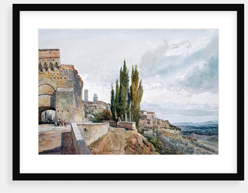 The Ruins of the Roman Theatre at San Gimignano, 19th century by John Fulleylove