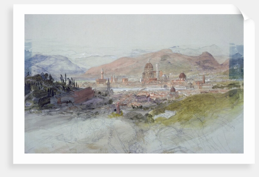 View of Florence, 1837-39 by Samuel Palmer