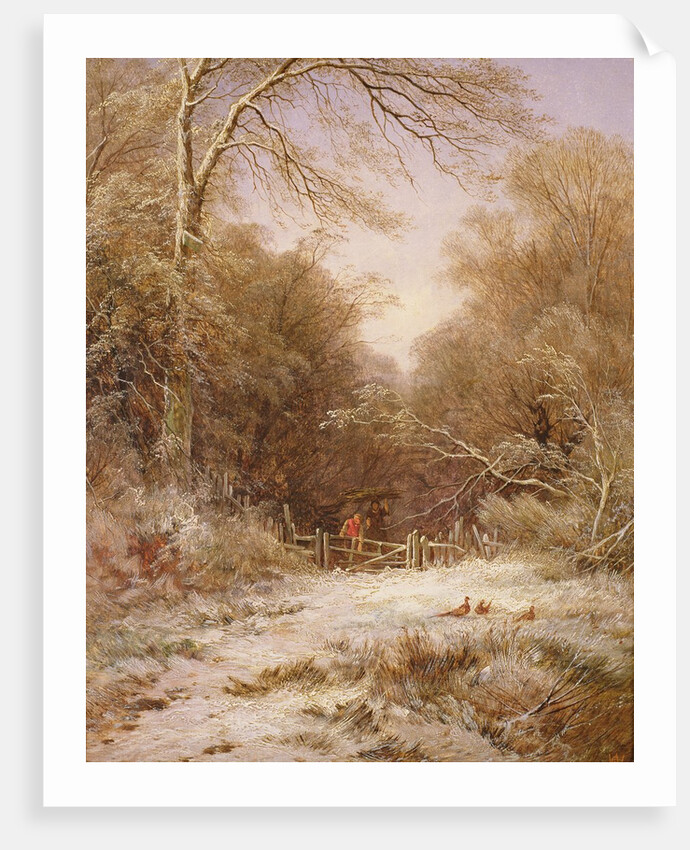 The Lane: Winter's Morning by George Alfred Williams
