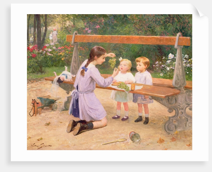 Grape tasting by Victor Gabriel Gilbert