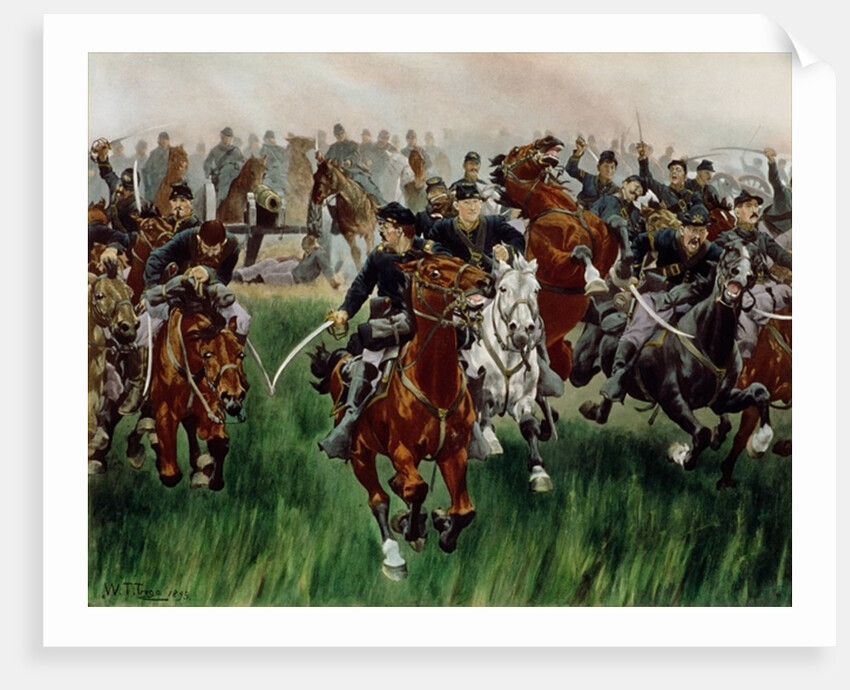 The Cavalry, 1895 by W.T. Trego