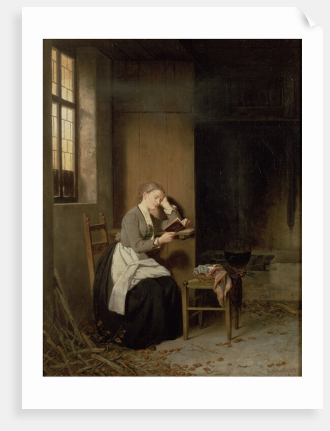 Relaxing after the day's work by Hubert Salentin