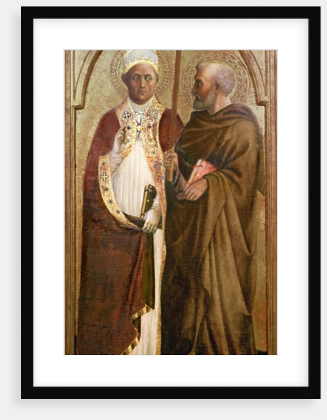 A Pope and St. Matthias, c.1428-29 by Tommaso Masolino da Panicale