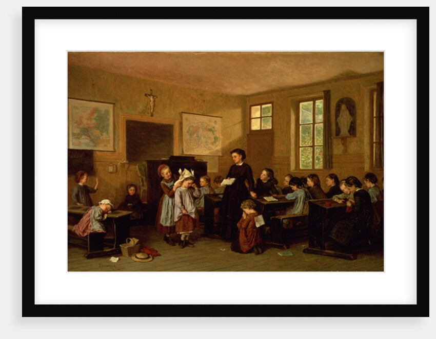 The naughty school children by Theophile Emmanuel Duverger