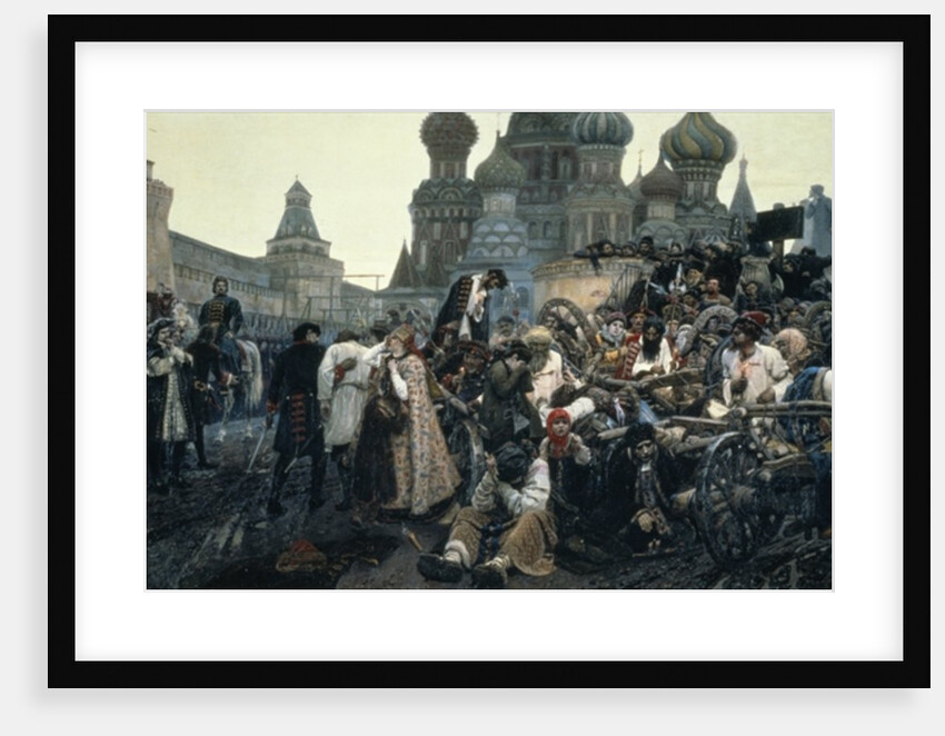The Morning of the Execution of the Streltsy in 1698, 1881 by Vasilij Ivanovic Surikov