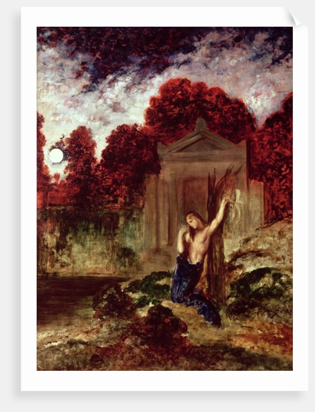 Orpheus at the Tomb of Eurydice, 19th century by Gustave Moreau