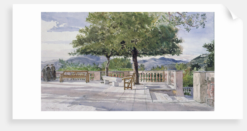 Terrace at Nice by John Fulleylove