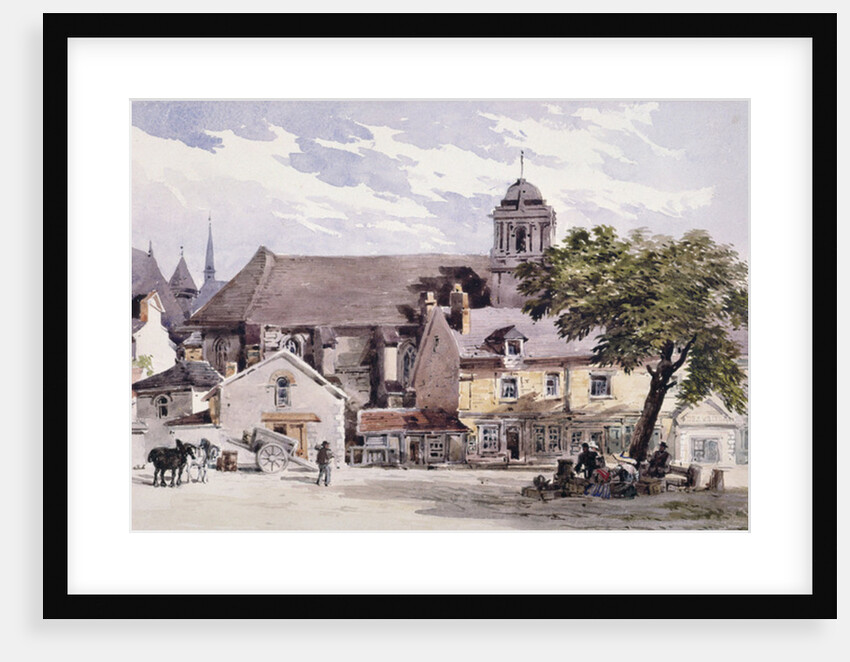 The Post House at Amboise by Charles Claude Pyne