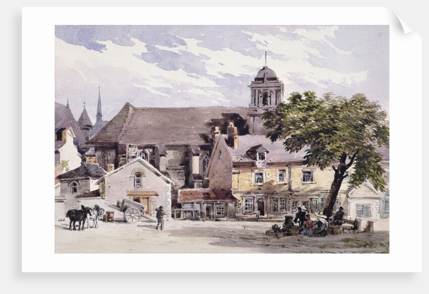 The Post House at Amboise by Charles Claude Pyne