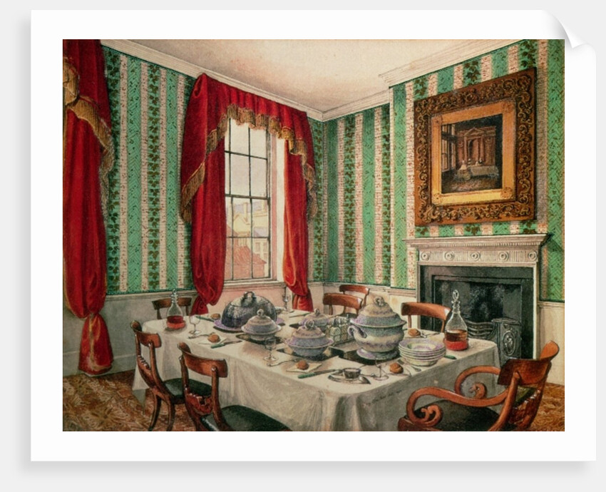Our Dining Room at York, 1838 by Mary Ellen Best