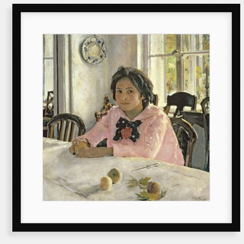 Girl with Peaches, 1887 by Valentin Aleksandrovich Serov
