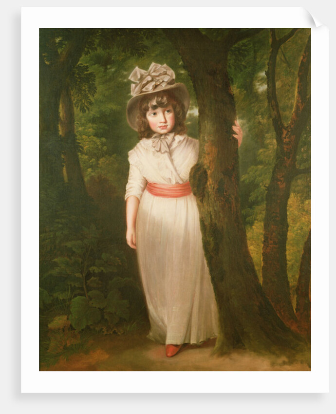 Portrait of Miss Harriett Anne Seale as Bo-Peep by John Hoppner