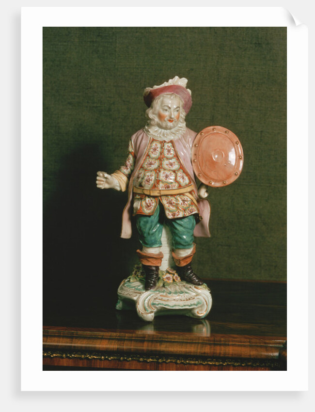 A Derby figure of Falstaff by School English