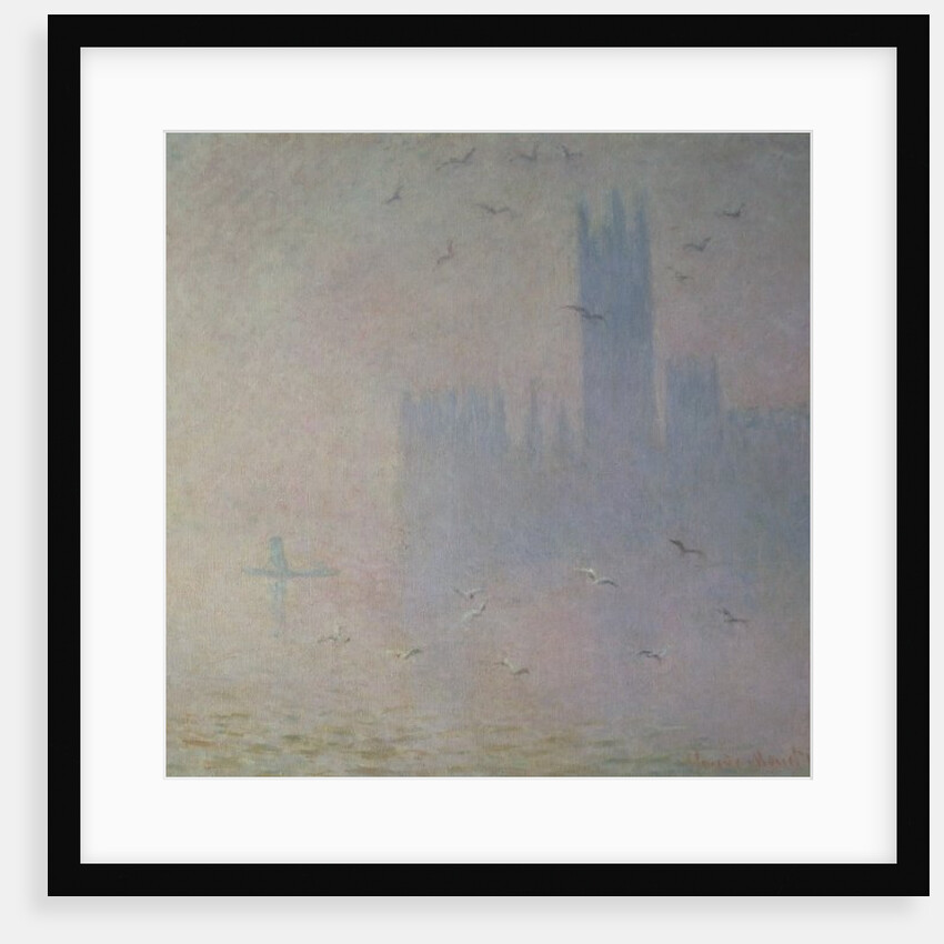 Seagulls over the Houses of Parliament, 1904 by Claude Monet