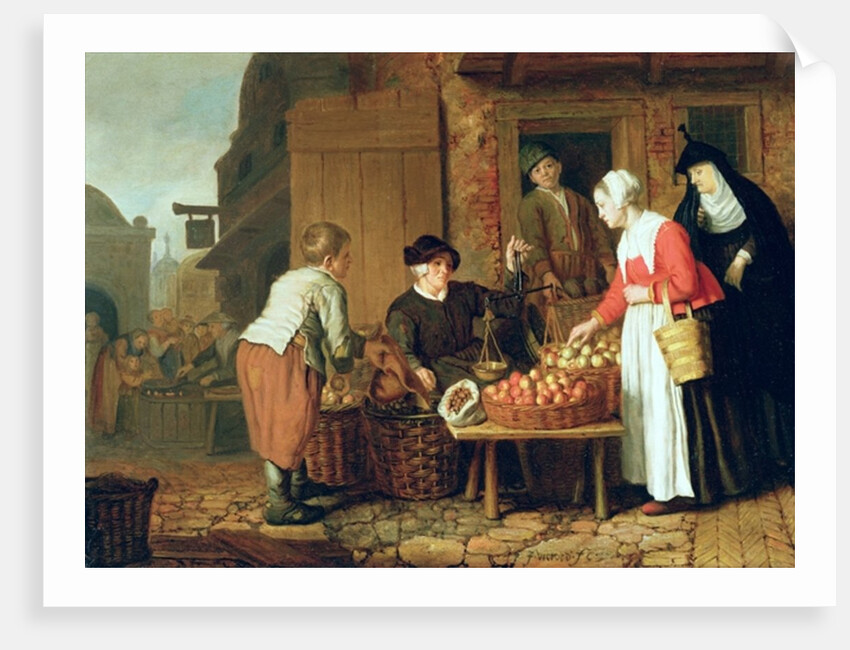The Fruit Seller by Jan (1620-76) Victors
