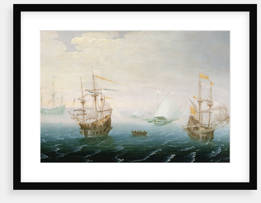 Shipping on Stormy Seas by Aert van Antum