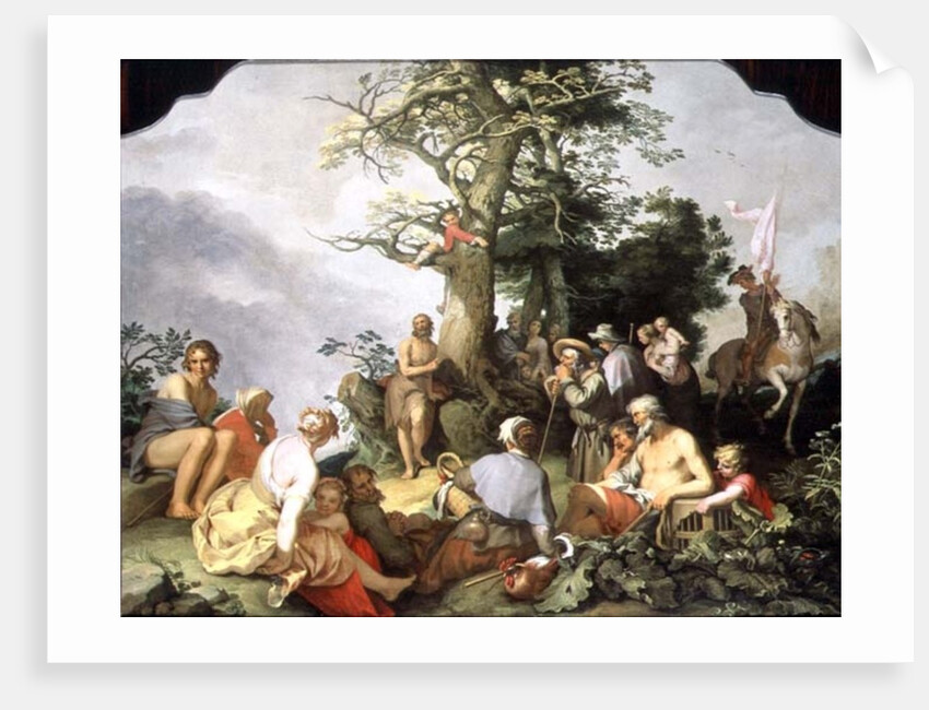 St. John the Baptist preaching by Abraham Bloemaert