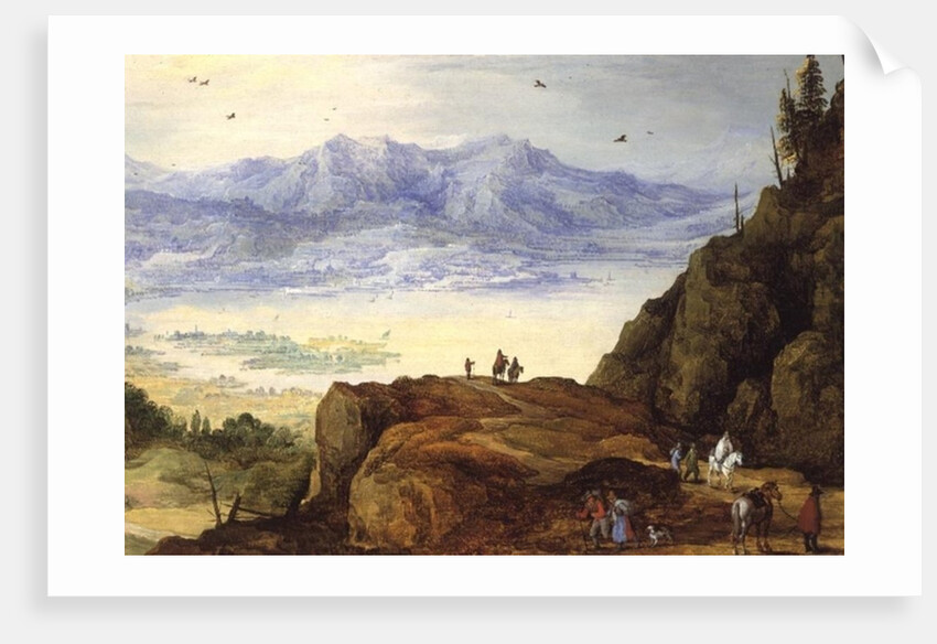 Mountain Landscape by J. & Momper J. de (1564-1635) Brueghel