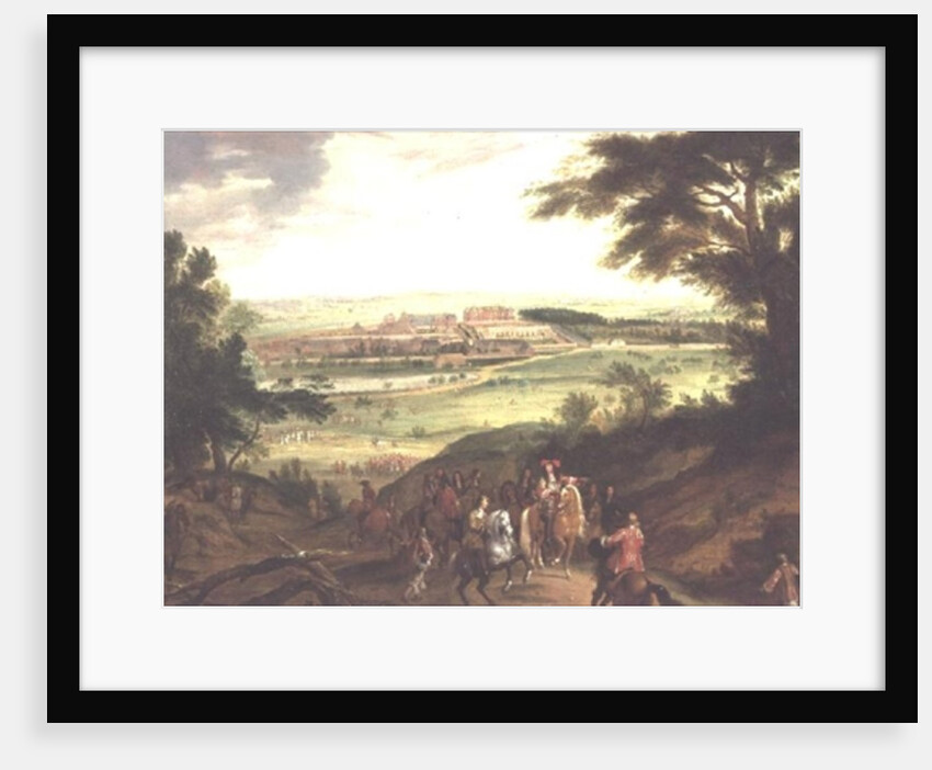 Louis XIV with Versailles in the distance by Jean-Baptiste Martin