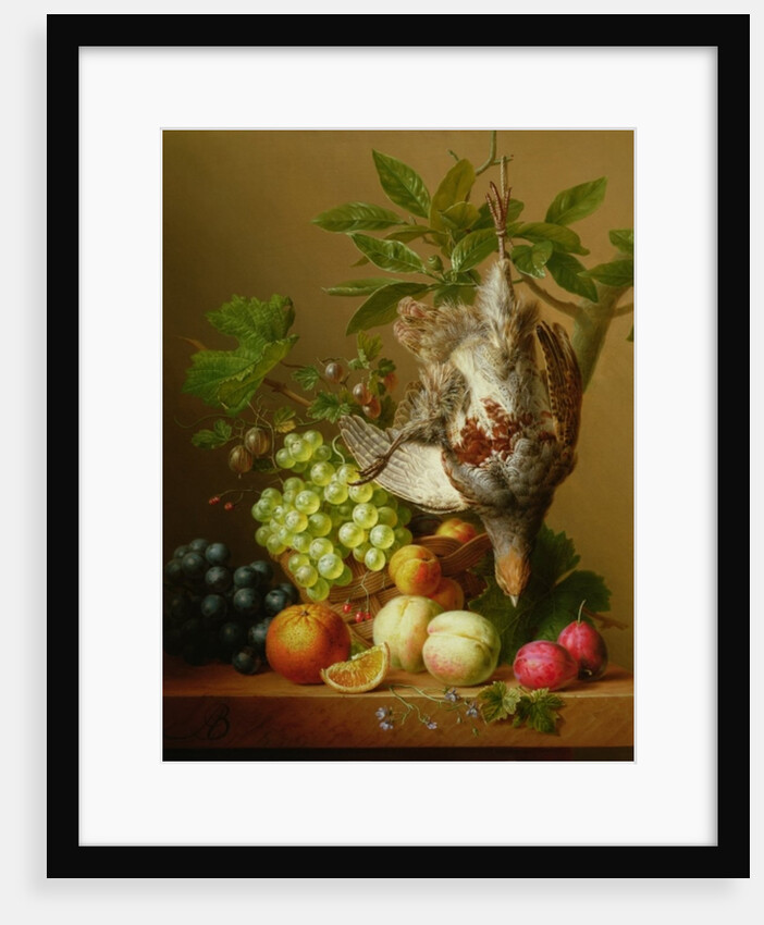 Still Life with Fruit and a Dead Partridge by Arnoldus Bloemers