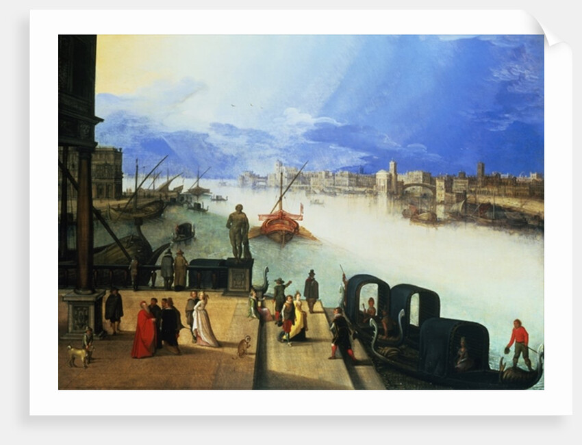 View of Venice by Louis de Caullery