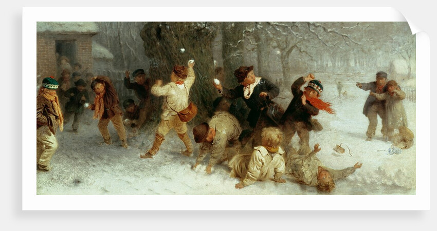 Snowballing, 1865 by John Morgan