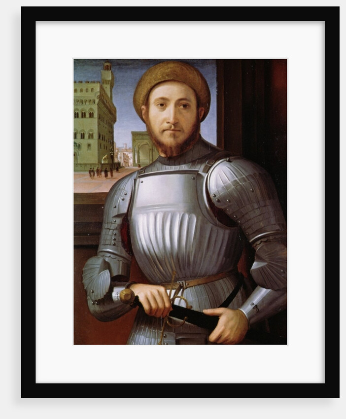 Portrait of a Man in Armour, c.1510 by Francesco Granacci