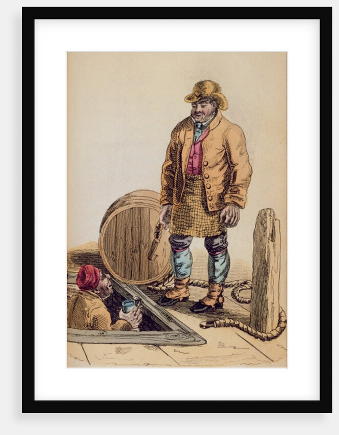The Porter Brewer's Draymen from Ackermann's 'World in Miniature' by Frederic Shoberl
