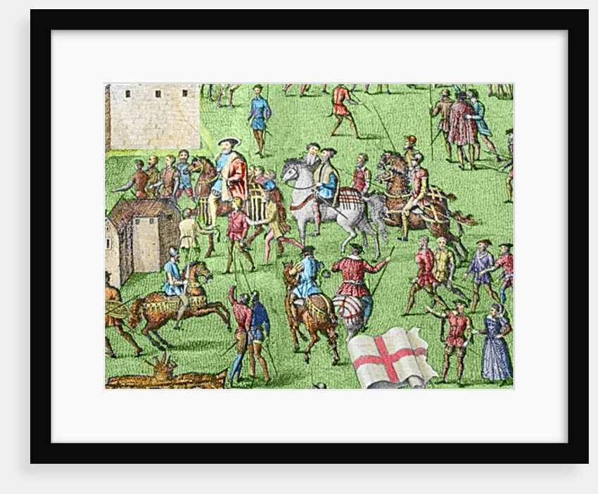 The Encampment of the English Forces near Portsmouth during the Battle of the Solent by James Basire