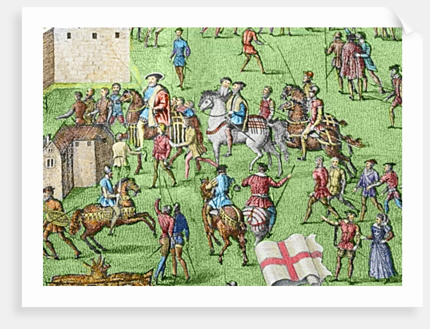 The Encampment of the English Forces near Portsmouth during the Battle of the Solent by James Basire