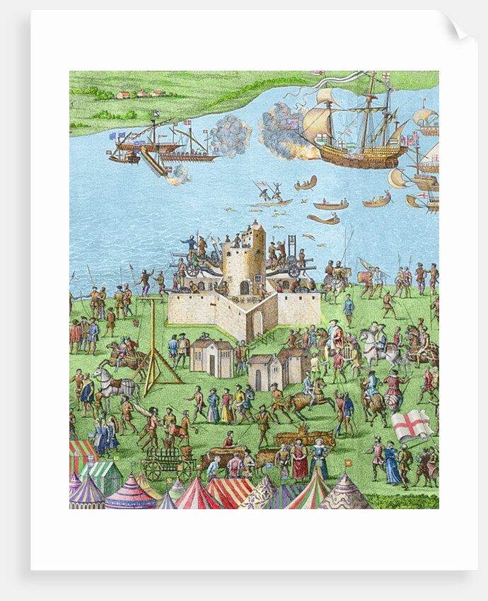 The sinking of the Mary Rose during the Battle of the Solent, 1545, 1778 by James (after) Basire