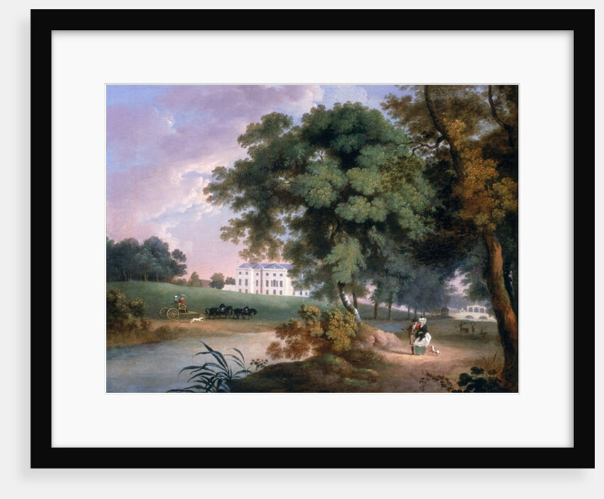 View of a House in Ireland by William Ashford