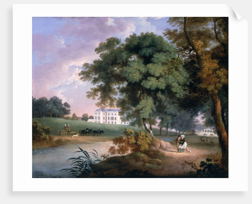 View of a House in Ireland by William Ashford