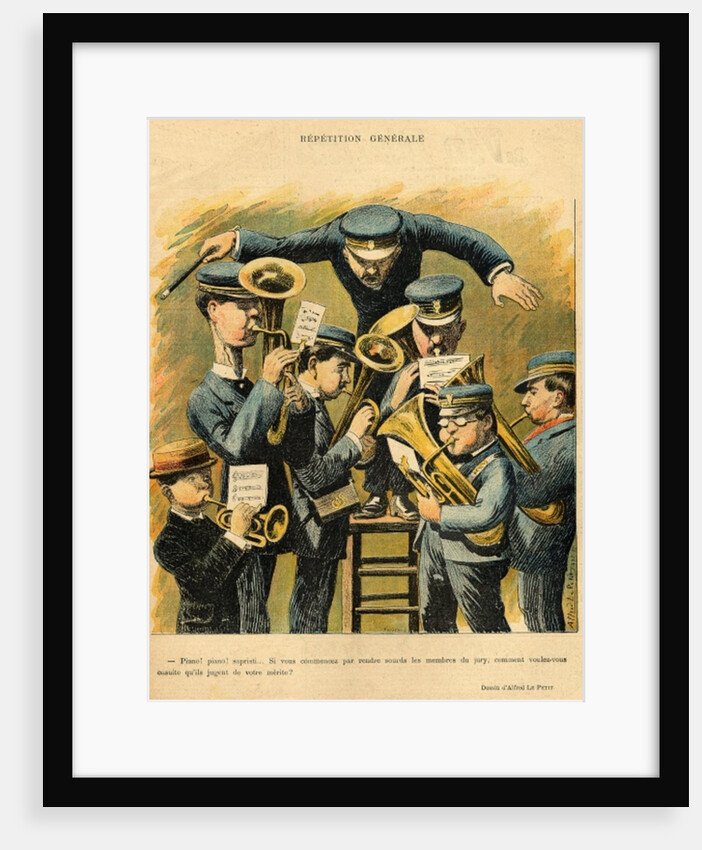 Band rehearsal by Alfred Le Petit