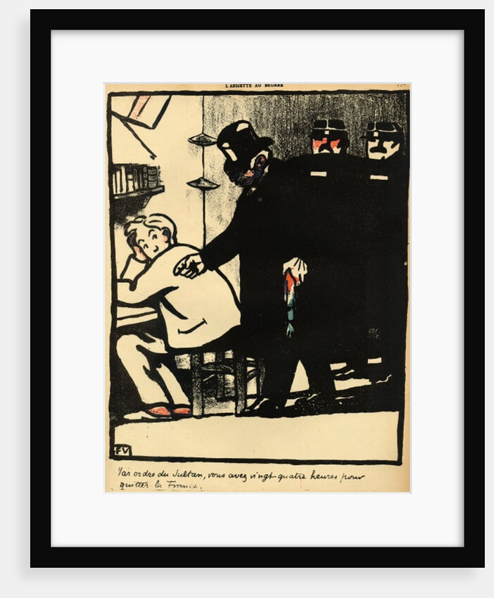 A prisoner is exiled by Felix Edouard Vallotton