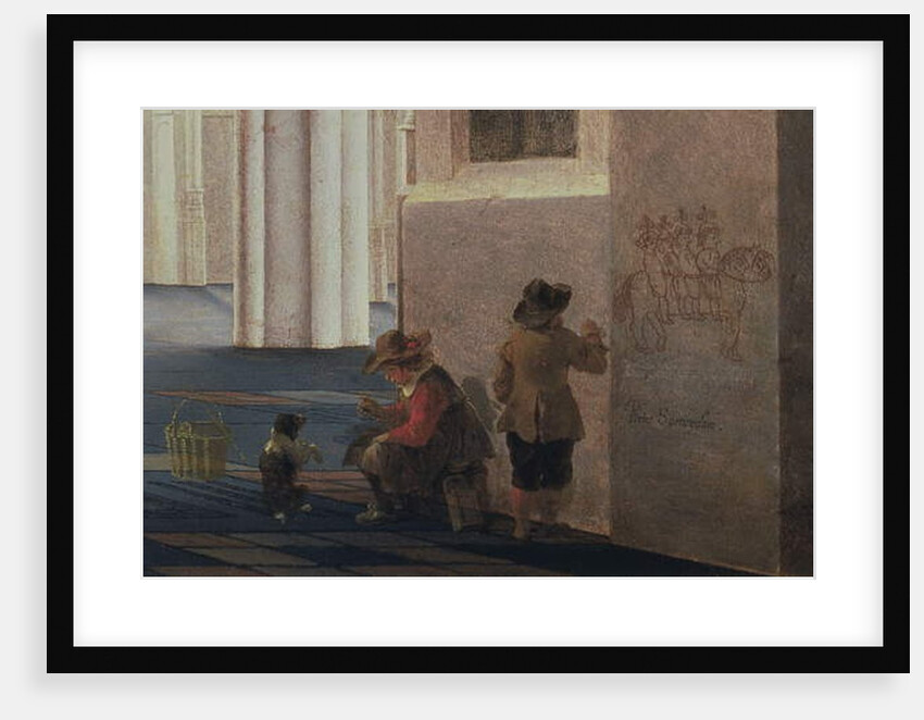 The Interior of the Buurkerk at Utrecht, 1644 by Pieter Jansz Saenredam