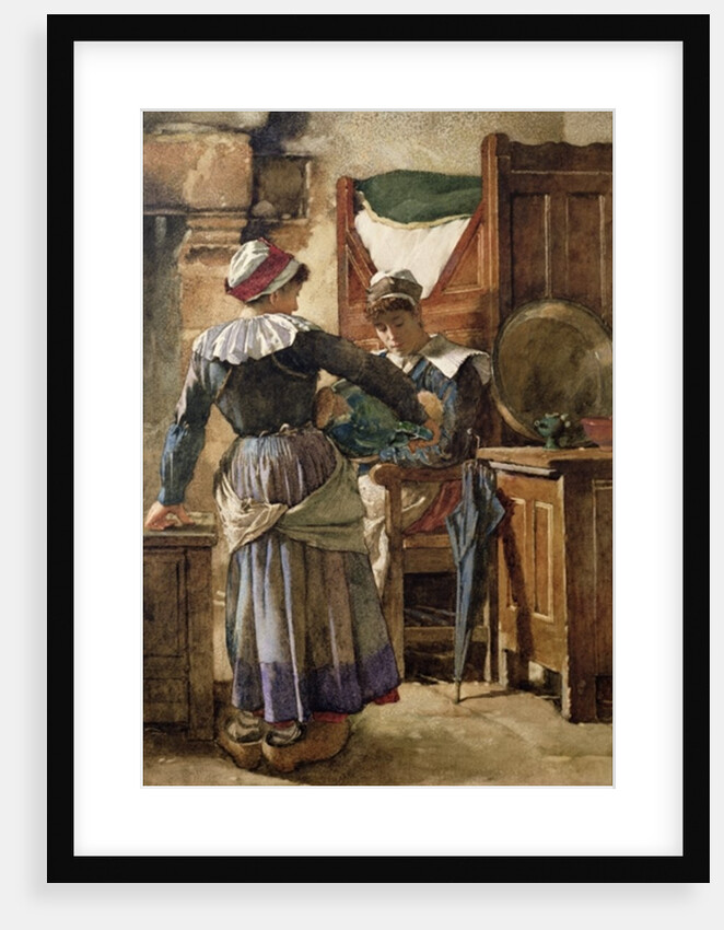 Her First Born by Walter Langley