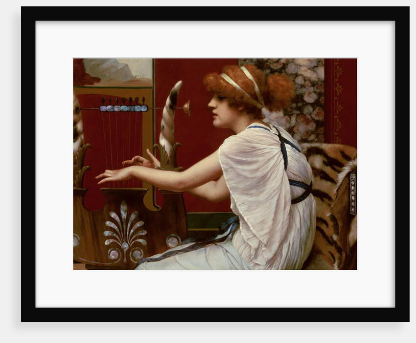 The Muse Erato at her Lyre, 1895 by John William Godward
