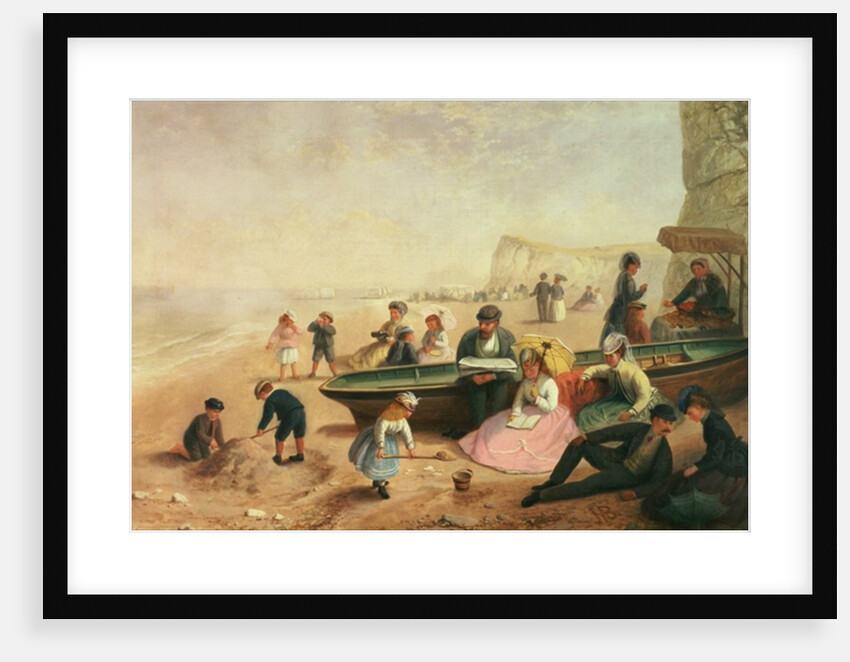 A Seaside Scene by Jane Maria Bowkett