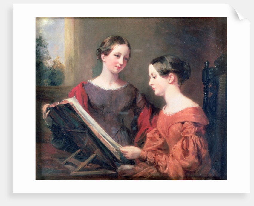 The Sisters, 1839 by Margaret Sarah Carpenter
