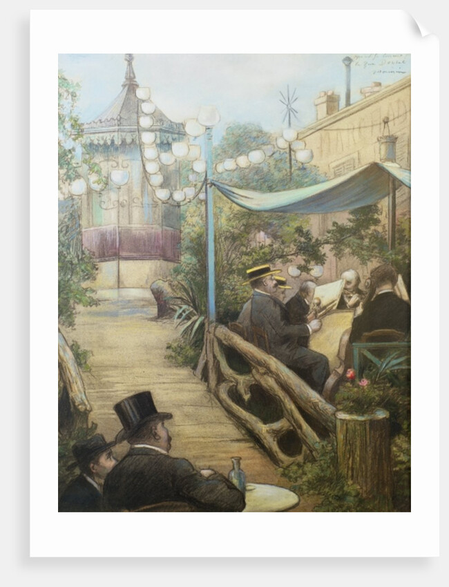 L'Aperitif Concert, Rue Dorsel by Charles Maurin