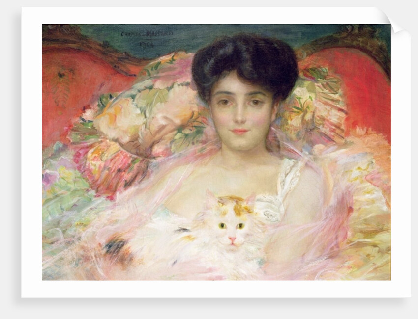Lady with a Cat, 1904 by Charles Massard