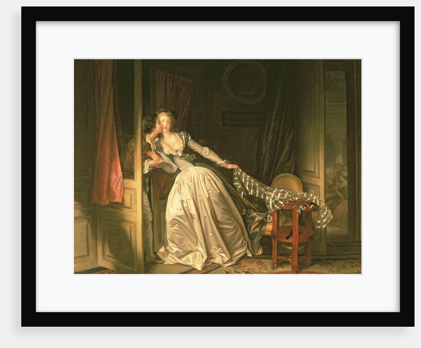 The Stolen Kiss, c.1788 by Jean-Honore Fragonard