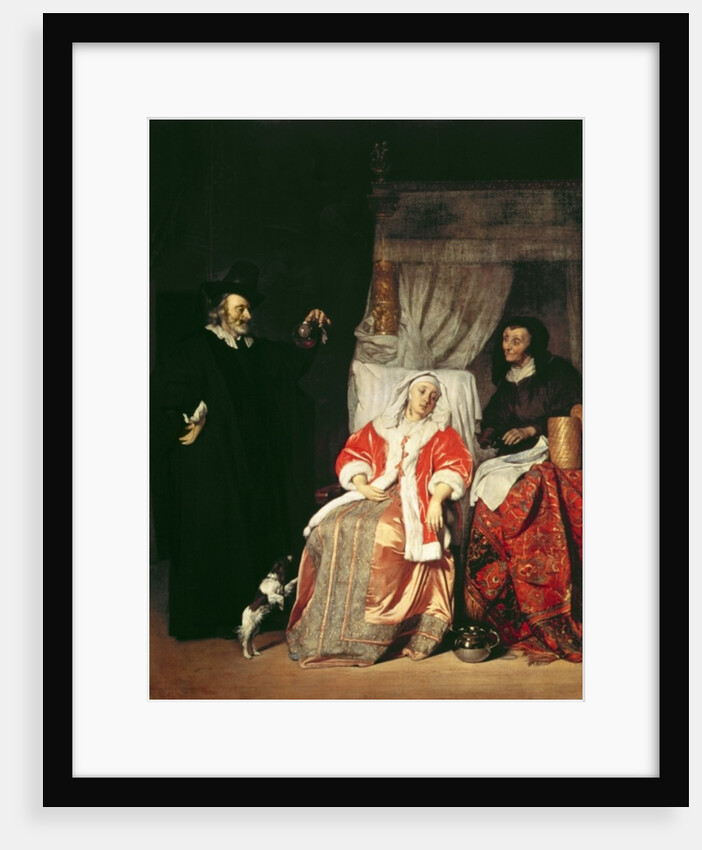 The Patient and the Doctor, 1660s by Gabriel Metsu