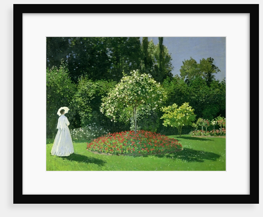 Jeanne Marie Lecadre in the Garden, 1866 by Claude Monet