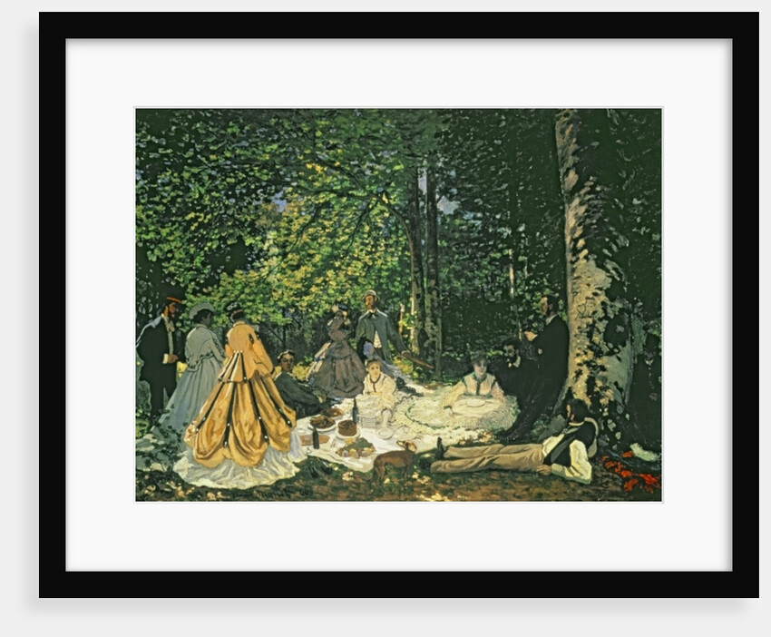Le Déjeuner sur l'herbe, 1866 by Claude Monet