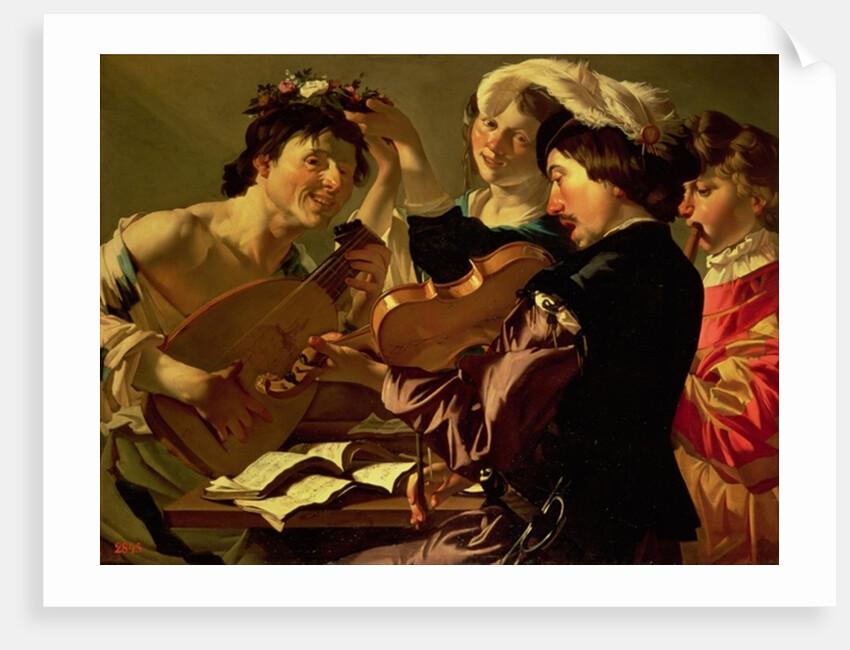 The Concert by Theodore van called Dirk Baburen