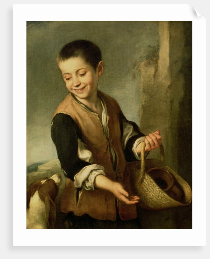 Boy with a Dog, c.1650 by Bartolome Esteban Murillo
