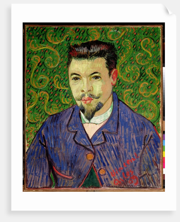 Portrait of Dr. Felix Rey, 1889 by Vincent van Gogh