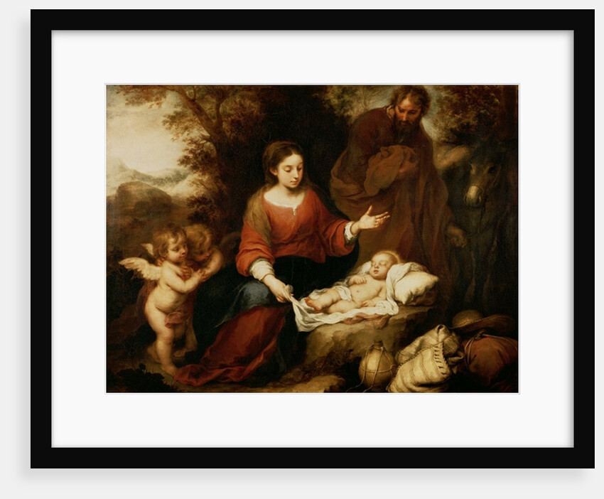 The Rest on the Flight into Egypt by Bartolome Esteban Murillo